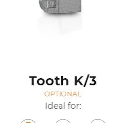 Tooth type K/3