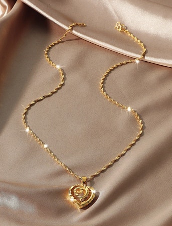 Halsband med Hjärta Smycke (REA)