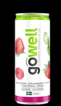 GOWELL RASPBERRY, STRAWBERRY & MINT