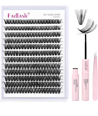 Fadlash Individuella ögonfransar Cluster Lashes Kit