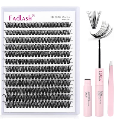 Fadlash Individuella ögonfransar Cluster Lashes Kit