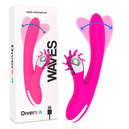 Diversia – Bunny Vibrator 24 cm för Lekfull och Intensiv Njutning