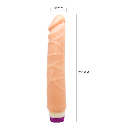 Baile Waves of Pleasure – Realistisk Vibrator 25.5 cm x 4.9 cm för Intensiv Stimulans