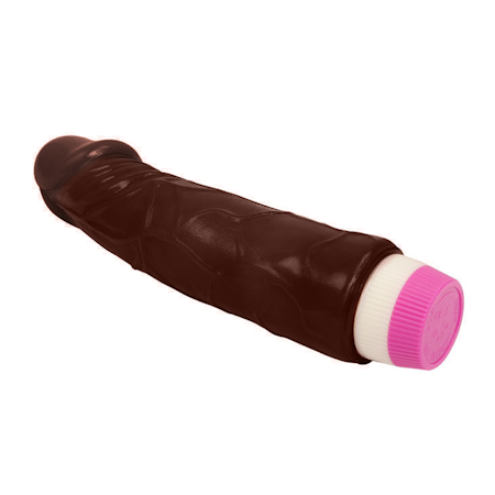 Waves of Pleasure – Brun vibrator 19,5 cm x 4 cm för intensiv och njutbar upplevelse