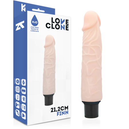 Loveclone Finn – Vibrerande självsörjande flesh dildo 21,2 cm x 3,8 cm för realistisk och intensiv njutning