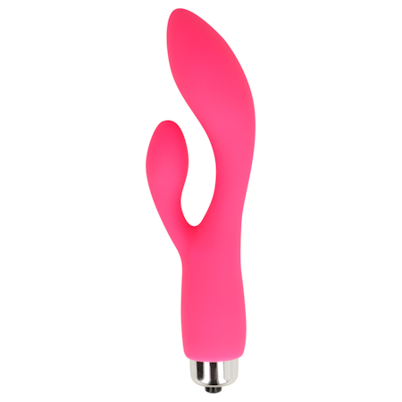 OhMama Rabbit Vibrator 12,5 CM - Rosa – Kompakt och Kraftfull Rabbit Vibrator för Dubbel Stimulering och Njutning