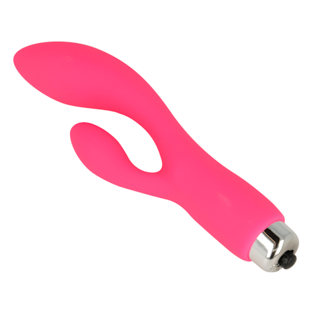 OhMama Rabbit Vibrator 12,5 CM - Rosa – Kompakt och Kraftfull Rabbit Vibrator för Dubbel Stimulering och Njutning