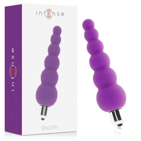 Intense Snoopy 7 Hastigheter Silikon Vibrator Lila för Anpassningsbar och Intensiv Njutning