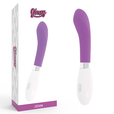 Glossy Paul G-Punkt Vibrator Lila 12 CM – Kompakt G-punktsvibrator för Intensiv och Precist Stimulering