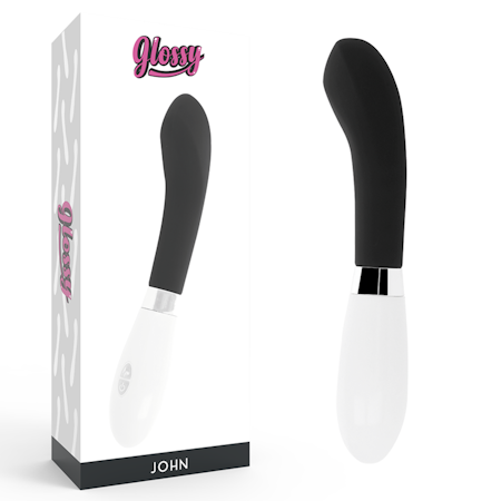Glossy Paul G-Punkt Vibrator Svart 12 CM – Kompakt och Effektiv G-punktsvibrator för Intensiv Stimulering