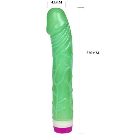Waves of Pleasure – Grön Vibrator 23 cm för Intensiv och Upplyftande Njutning – Perfekt för Målinriktad Stimulans och Oöverträffad Långvarig Nöje!