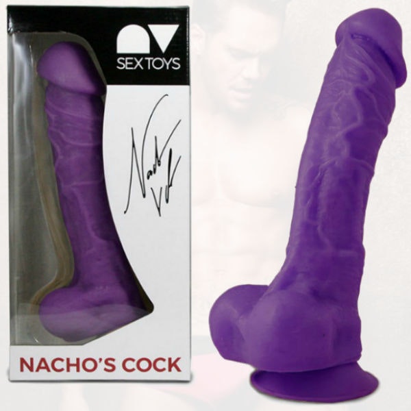 Nacho's Cock Dildo Lila 24 cm x 6 cm för en kraftfull och realistisk upplevelse