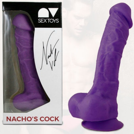 Nacho's Cock Dildo Lila 24 cm x 6 cm för en kraftfull och realistisk upplevelse