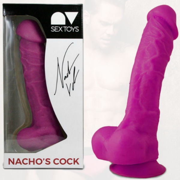 Nacho's Cock Dildo Rosa 24 cm x 6 cm för en intensiv och realistisk njutning