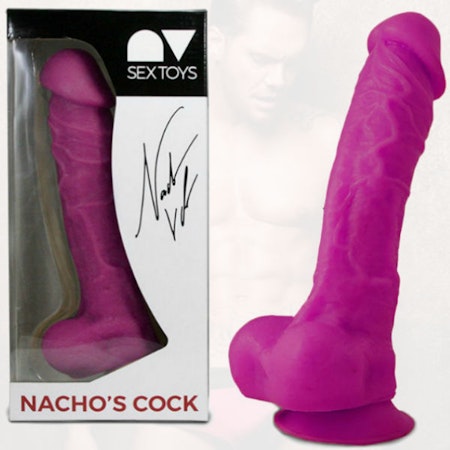 Nacho's Cock Dildo Rosa 24 cm x 6 cm för en intensiv och realistisk njutning