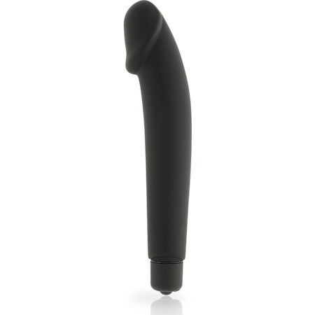 Dolce Vita Realistisk Svart Silikon Vibrator 15,8 cm x 3,1 cm för Naturlig och Kraftfull Njutning