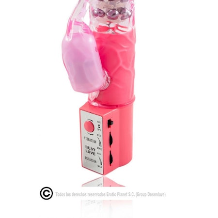 Rabbit Vibrator Rosa för Dual Stimulering och Intensiv Njutning
