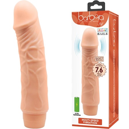 Barbara Realistisk Vibrator 20 cm x 4 cm – För Naturlig Känsla och Intensiv Stimulans – Perfekt för Solo Njutning eller Parlek!