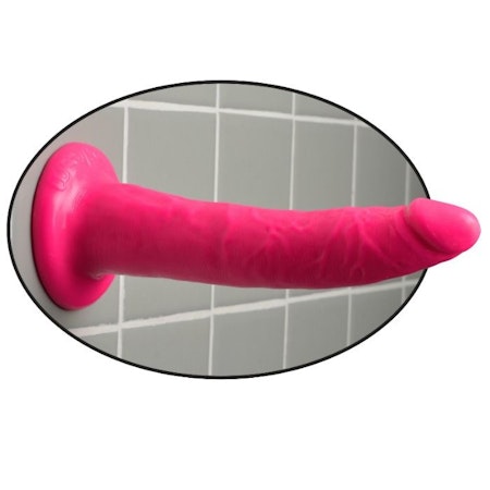 Dillio Strapon Dildo 17,8 cm – Realistisk Design i Rosa för Intensiv Stimulans och Långvarig Njutning, Perfekt för Strapon Selen och Bekväm Användning!