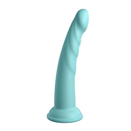 Pipedream's Slim Seven Strapon Dildo 17,78 cm Grön för Mångsidig och Realistisk Njutning
