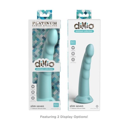Pipedream's Slim Seven Strapon Dildo 17,78 cm Grön för Mångsidig och Realistisk Njutning