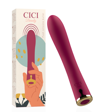Cici Beauty Premium Silikon Push Bullet för Kompakt och Effektiv Stimulans