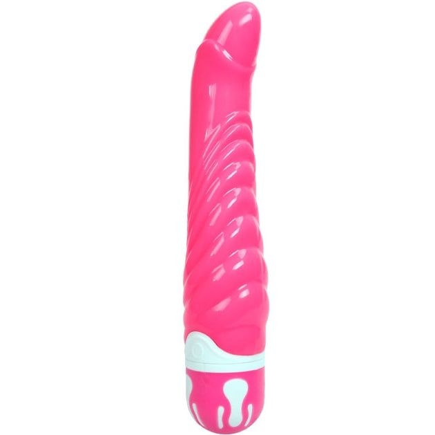 Baile The Realistic Cock Rosa G-Spot Vibrator – Realistisk G-Punktsvibrator i Rosa för Intensiv och Naturlig Stimulering