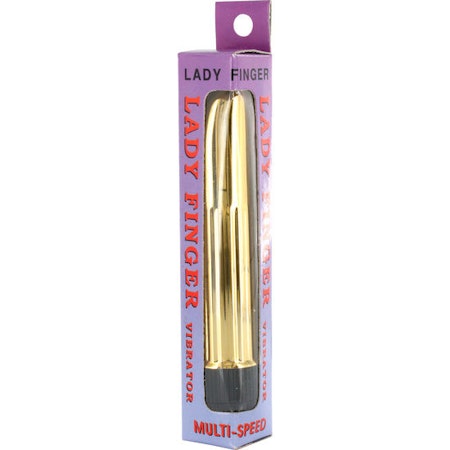 SevenCreations Ladyfinger Minivibrator Gold för Diskret och Effektiv Stimulans