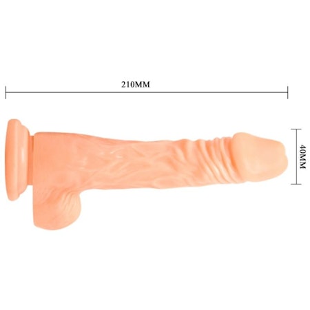 Vibrerande Realistisk Dildo med Fjärrkontroll för Anpassningsbar Njutning