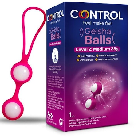 GEISHAKULOR CONTROL NIVEL II – 38g Steg 2 för Effektiv Bäckenbottenträning och Ökad Muskelkontroll