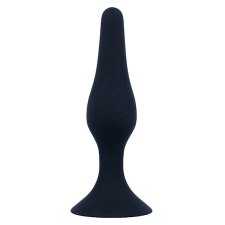 Intense Level 2 analplugg – svart, 11,5 cm buttplug för medelavancerad anal träning och intensiv stimulans