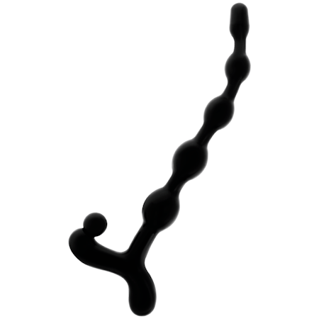Analstav 22 cm från Addicted Toys – svart analleksak för fyllig känsla och kraftfull njutning