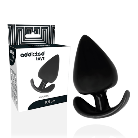 Analstav 22 cm från Addicted Toys – svart analleksak för fyllig känsla och kraftfull njutning