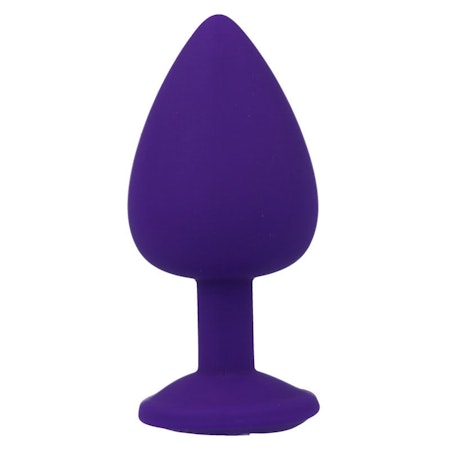 Intense Shelki analplugg (Large) – Hot lila, 4,4 cm diameter för intensiv anal stimulans och maximal njutning