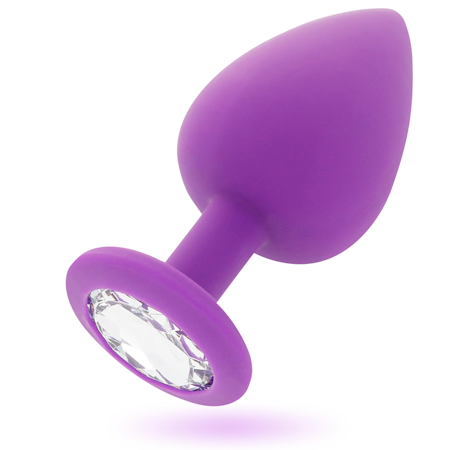 Intense Shelki analplugg (Large) – Hot lila, 4,4 cm diameter för intensiv anal stimulans och maximal njutning