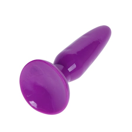 Small analplugg lila – 3 cm diameter för behaglig och nybörjarvänlig anal stimulans