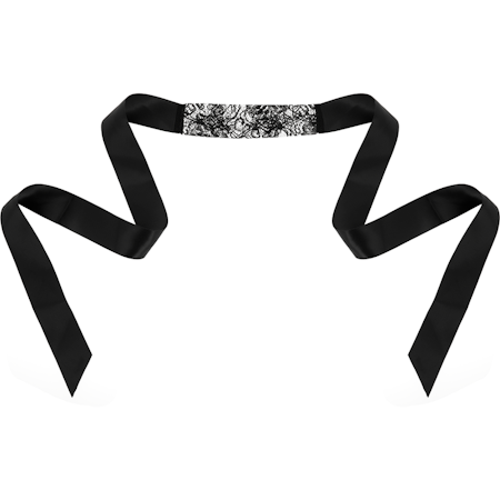 ANSIKTSMASK COQUETTE CHIC DESIRE LACE SVART