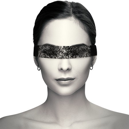ANSIKTSMASK COQUETTE CHIC DESIRE LACE SVART