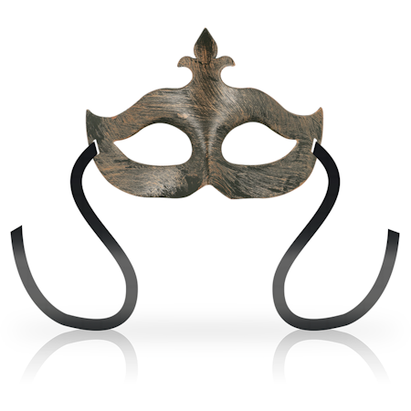 ÖGONMASK OHMAMA MASKS FLEUR DE LIS - KOPPARFÄRGAD