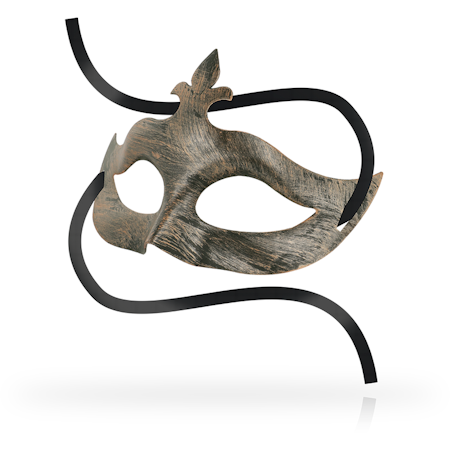 ÖGONMASK OHMAMA MASKS FLEUR DE LIS - KOPPARFÄRGAD