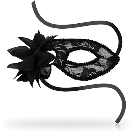 ÖGONMASK OHMAMA MASKS LACE I SVART SPETS