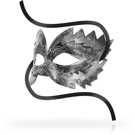 ÖGONMASK OHMAMA MASKS VENETIAN - SILVER FÄRGAD