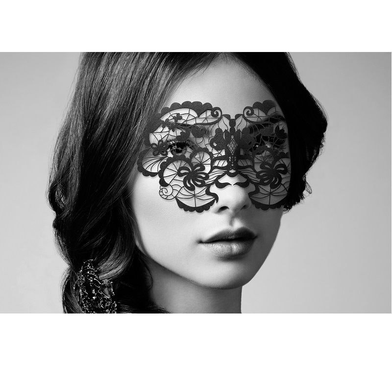 ÖGONMASK BIJOUX ANNA SVART SPETS