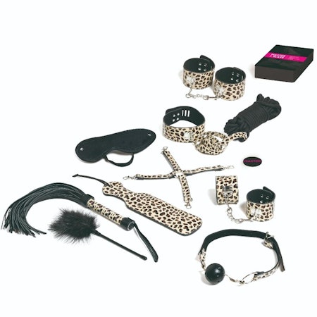 BONDAGE KIT TEASE AND PLEASE 13 DELAR - SVART