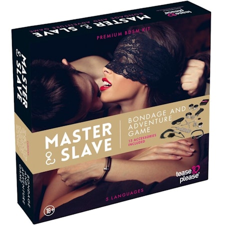 BONDAGE KIT TEASE AND PLEASE 13 DELAR - SVART