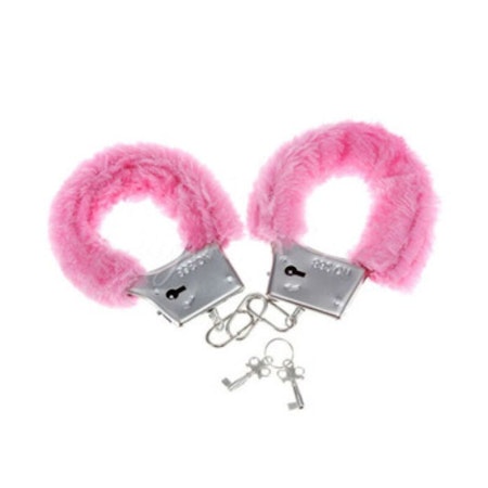 HANDKLOVAR DIABLO PICANTE - PLEASURE FURRY ROSA