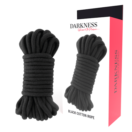 BONDAGE REP DARKNESS KINBAKU 5 M - SVART
