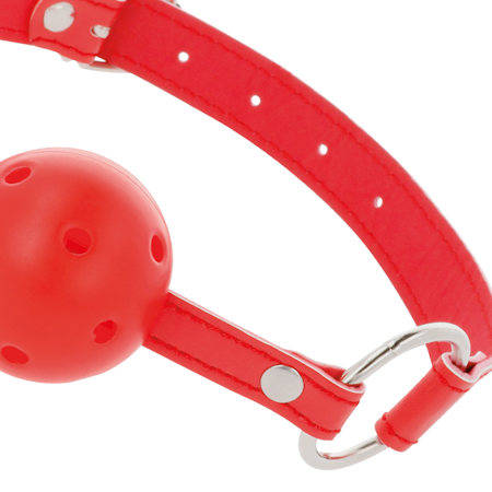 GAGBALL DARKNESS RED BREATHABLE RÖD
