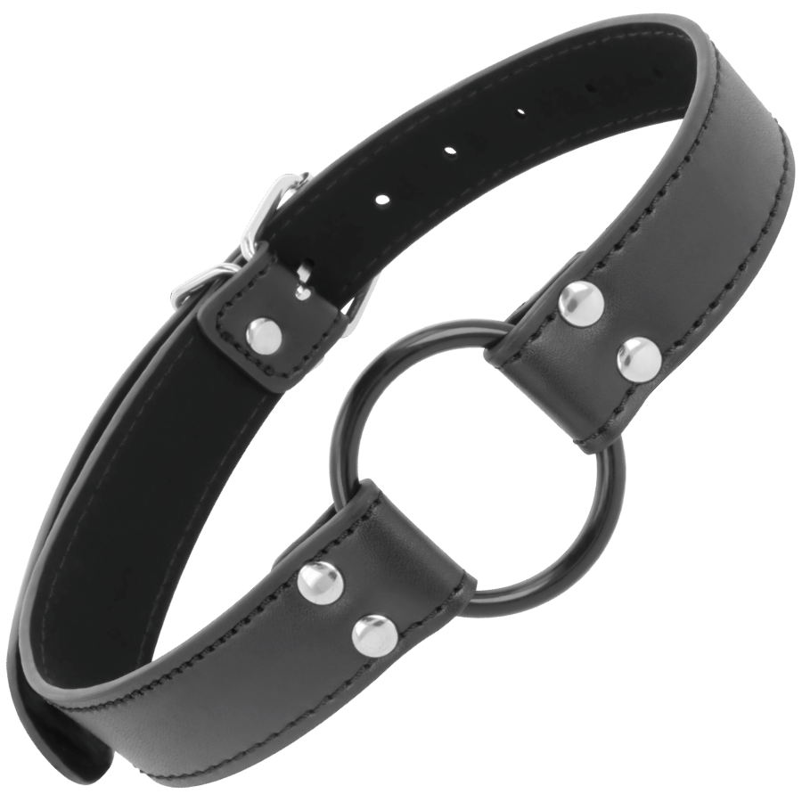GAG RING DARKNESS SVART 3.6CM
