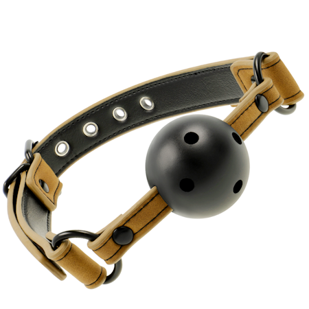 GAGBALL FETISH SUBMISSIVE ORIGIN SVART BEIGE